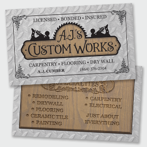 AJ Customworks Card